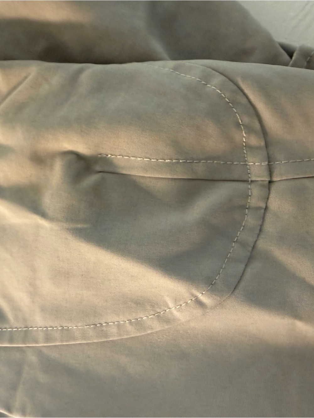 lululemon athletica Light Gray Trench with Vent Detail - Picture 9 of 9